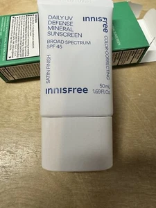 Innisfree Daily UV Defense Mineral Sunscreen Broad Spectrum SPF 45 - New - Picture 1 of 9