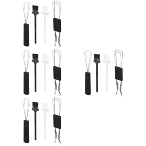 4 Sets Pulling Shaft Key Brush Office Computer Cleaner Kit Keyboard - Afbeelding 1 van 12