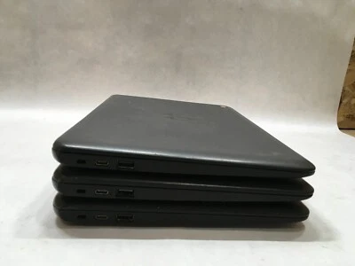 HP Chromebook G6 EE Lot of 3 Celeron 4 GB Ram 16 GB SSD Issues For Parts- FT - Image 1 of 4