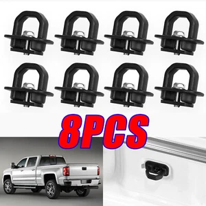 8x anclajes de pared lateral para camión de anclaje atado para Chevy Silverado GMC Sierra EE. UU. - Imagen 1 de 16