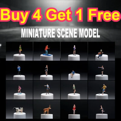 Diorama 1/64 Figur Modell Sammlung Stadt Straße Figuren Garage Szene Puppemodell - Bild 1 von 4