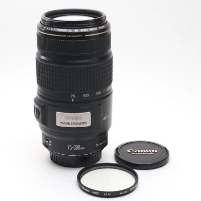 【Near Mint,W/Filter】Canon EF 75-300mm f/4-5.6 IS USM Telephoto Zoom from Japan - Image 1 of 4