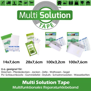 Multi Solution Tape - Cinta adhesiva de reparación multifuncional lonas, tiendas de campaña, PVC - Imagen 1 de 9