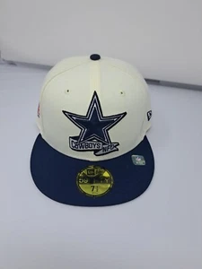 New Era Dallas Cowboys 2022 NFL Blau Creme 59Fifty Sideline Herren Hut Gr. 7 1/2 - Bild 1 von 10
