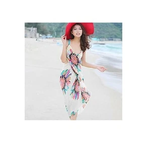 Women's Chiffon Cover Up Sarong Beach Dress - One Size - 3 colors - Comfy - Picture 1 of 6