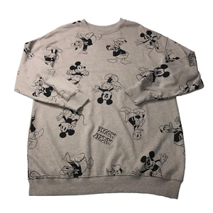 NUEVA SUDADERA PEQUEÑA H&M para mujer beige Mickey Mouse - Imagen 1 de 12