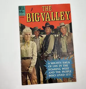 The Big Valley #6 October 1969 Dell Comics Photo Cover Stanwyck Majors Breck Lon - Picture 1 of 9