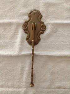 Schwerer Massiver Klapphaken Massiv Messing Altdeutsch 250 Mm Ausladung - Bild 1 von 3