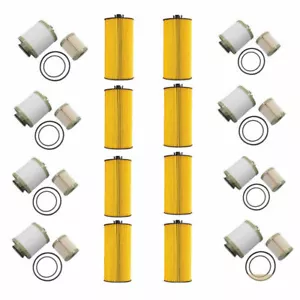 8 Packs For 03-07 Ford 6.0L Powerstroke Diesel Oil Fuel Filter Kit FD4616 FL2016 - Bild 1 von 9
