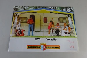 Prospekt / Broschüre Tabbert Wohnwagen-Vorzelte Stand 1975 - Bild 1 von 2