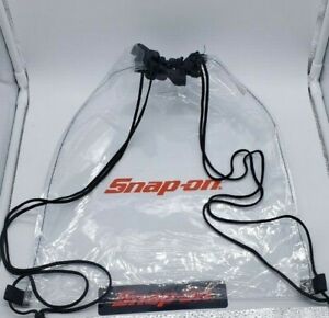Snap On Tools Waterproof Clear Backpack Nylon Shoulder Tools and More NEW!!!!!!!