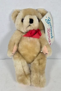 Vintage Teddybär Plüsch Beachwood Bündel 8 Zoll beweglich vollständig verbunden mit Etikett - Bild 1 von 5