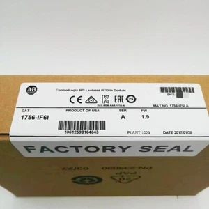 New Factory Sealed AB 1756-IF6I SER A ControlLogix 6 Point Isolated A/I Module - Picture 1 of 4