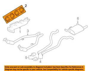 FORD OEM Exhaust-Manifold Gasket 9L2Z9448B - Picture 1 of 2
