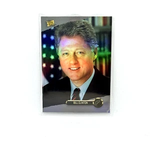 Tarjetas coleccionables Bill Clinton piezas del pasado presidencial plata #43 - Imagen 1 de 2