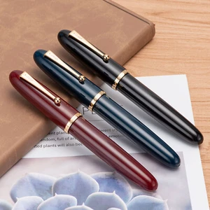 3 PEZZI Jinhao 9019 Dadao Penna Stilografica #8 Pennino Resina Penna, Convertitore Grande Capacità - Foto 1 di 9