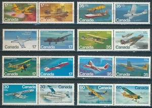 Canada - Transporation Airplanes Stamps Set MNH (1980-82) - Picture 1 of 1