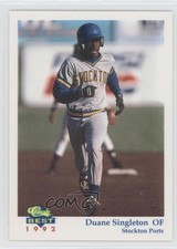 1992 Classic Best Stockton Ports Duane Singleton #7 Rookie RC