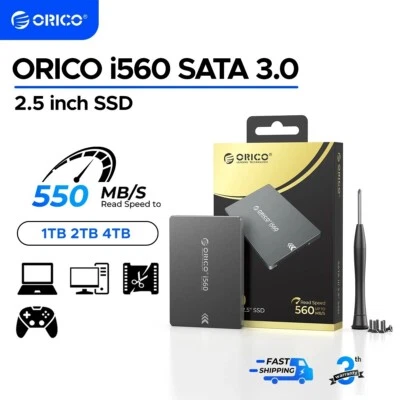 ORICO 1TB SATA SSD 2.5 Inch Internal Solid State Drive Aluminium Read Speed up t - Image 1 of 4