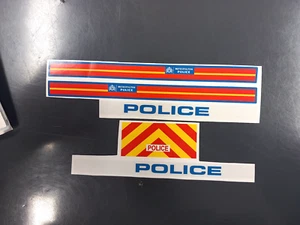 FRG24 decals adesive plast. 1:24 NO AD ACQUA Metropolitan Police England UK - Foto 1 di 1