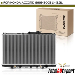 Radiator w/ Transmission Oil Cooler for Honda Accord 1998-2002 2.3L Automatic - Picture 1 of 8