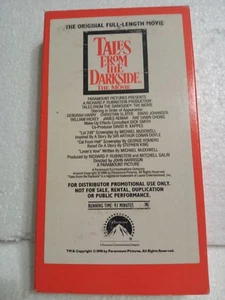 Tales from the Darkside (1990) VHS Screener – Rare Horror Anthology! - Picture 1 of 2