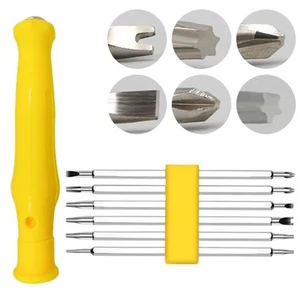 Screwdriver Bit Strong Magnetic Tamper-Proof 1 Set Insulated Hand Tool - Picture 1 of 11