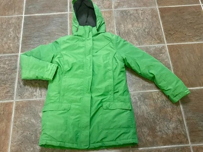 ~~Lands' End Squall Chaqueta Parka Abrigo de Invierno Para Mujer S 6-8 Cremallera Completa Con Capucha Foto 1 de 4