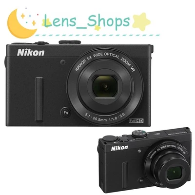 Nikon COOLPIX P340 Digital Camera 12.2MP 5x Optical Zoom Black Face Detection - Image 1 of 4