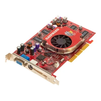 GRAFIKKARTE GAINWARD NVIDIA GEFORCE4 Ti 4800 SE 64MB V24-00 AGP - Image 1 of 3