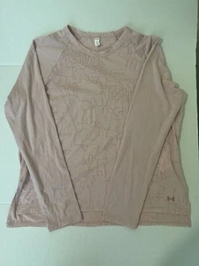 Under Armour Women’s Pink Loose Long Sleeve Shirt XL - Picture 1 of 10