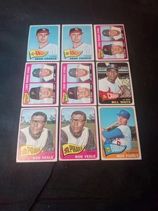1965 TOPPS BASEBALL MINOR STARS LOT #7 (9) MOSTLY VG/EX OR BETTER SEE PHOTOS - Picture 1 of 7