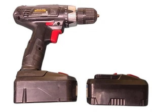 Drill Master 18V Cordless Drill 3/8" Driver Harbor Freight Tool Black No Charger - Picture 1 of 7