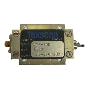 VTS100 Texscan Voltage Control Oscillator 1000-2000Mhz Ctrl 0-40V Supply -18V 59 - Picture 1 of 3