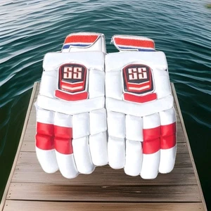 SS Cricket Batting Gloves High Quality Leather Adult Rh New - Picture 1 of 2