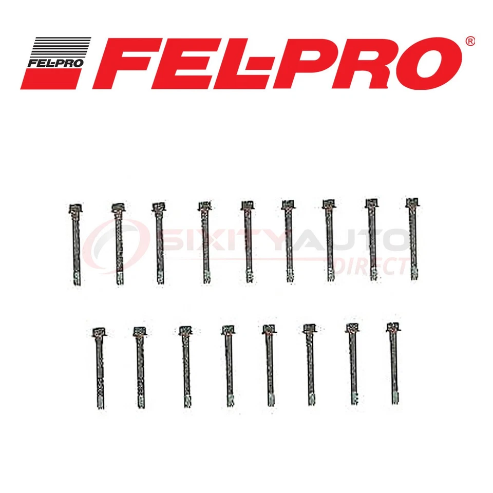 Fel Pro Cylinder Head Bolt Set for 1988-1998 Chevrolet K1500 6.2L 6.5L V8 - qf Foto 1 de 4