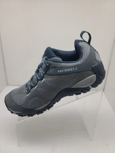 Merrell Yokota 2 Womens Gray Blue Running Walking Hiking Shoes Sneakers Size 9.5 - Picture 1 of 11