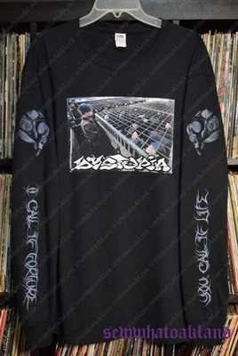 DYSTOPIA Band New Official Long Sleeve  "Socialized Death Sentence" Punk Crust - Image 1 of 4