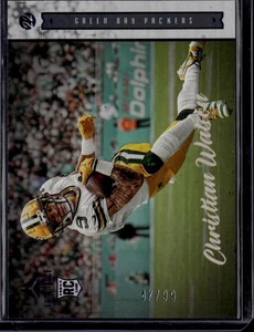 2022 Panini Chronicles #222 Christian Watson Luminance Update Rookies Blue #/99 - Picture 1 of 2