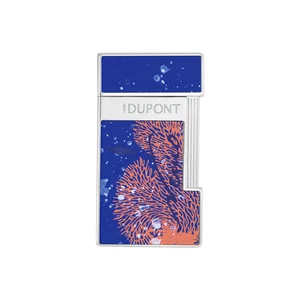Accendino S.T. Dupont Slimmy Da Collezione 028053 Unisex Metallo Blu - Imagen 1 de 4