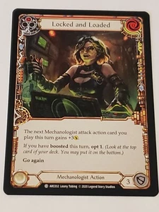 Locked And Loaded (Red) Arcane Rising Unlimited Fab NM Condition  - Picture 1 of 2