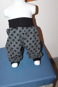 Pumphose-Jogginghose-Handmade-Gr80-86-92 Kindergartenhose-mitwachshose-sterne - Bild 1 von 2