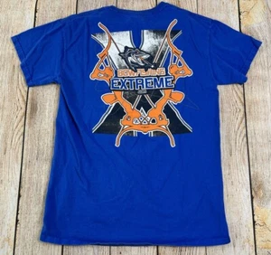 Bow Fishing Extreme Outdoor Nature Blue T Shirt Size Small - Picture 1 of 8