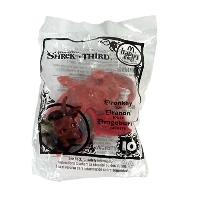 McDonald’s DreamWorks NUEVO 2007 Shrek The Third DRONKEY Happy Meal Juguete FFT1 Foto 1 de 3