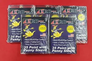 5x Pro-Mold 35 PT Magnetic Card Holder w/ Penny Sleeve MH35S 1st Gen - Picture 1 of 4