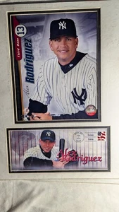 Alex Rodriguez Yankees Great Baseball MLB Matted Picture Print Wall Art 12x16.5 - Picture 1 of 3