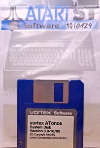 ATARI ST -- VORTEX ATONCE SYSTEM DISK VERSION 3.0-10/90 (VORTEX COMPUTERSYSTEME) - Picture 1 of 2