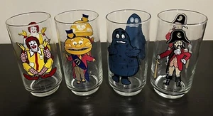1977 McDonalds Collector Series MINT 4 14oz Ronald Grimace Mayor Captain Crook - Bild 1 von 8