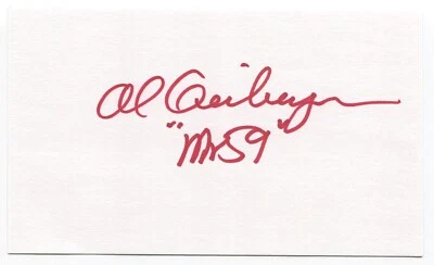Al Geiberger Signed 3 x 5 Index Card Autographed Golf PGA Champion 1966 - Image 1 of 2
