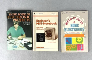 Lot Of 3 Electronics + Engineer Project Books Radio Shack Paperback - Picture 1 of 14